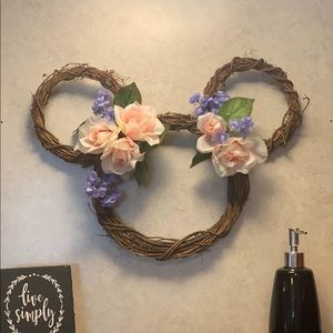 Made-to-Order Mickey-Shaped Flower Wreath